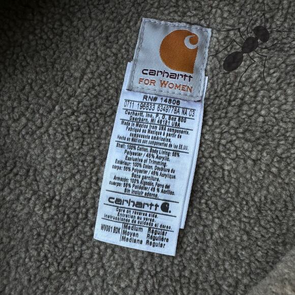 Vintage Y2K Carhartt WOMENS WV001 DBK blue work wear vest - Picture 3 of 3